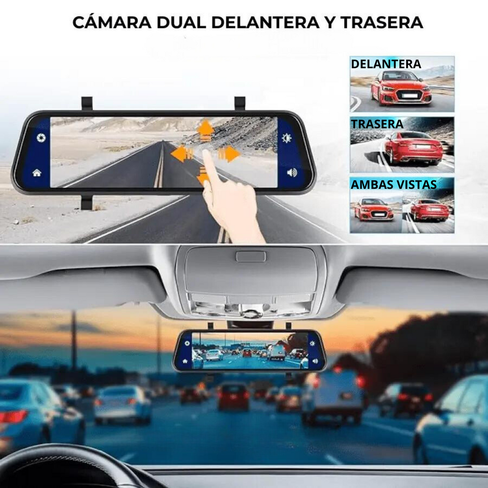 ESPEJO RETROVISOR DOBLE CÁMARA